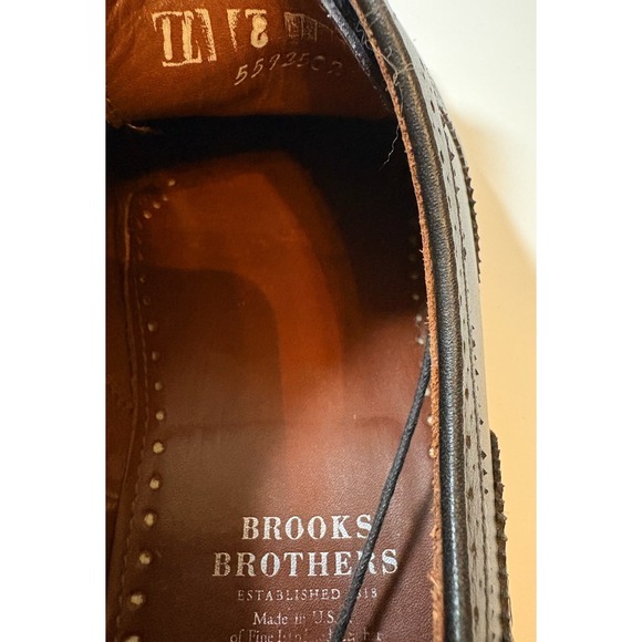 Brooks Brothers Men\'s Cap Toe Dress Shoes | Black | Size 11 main image 15